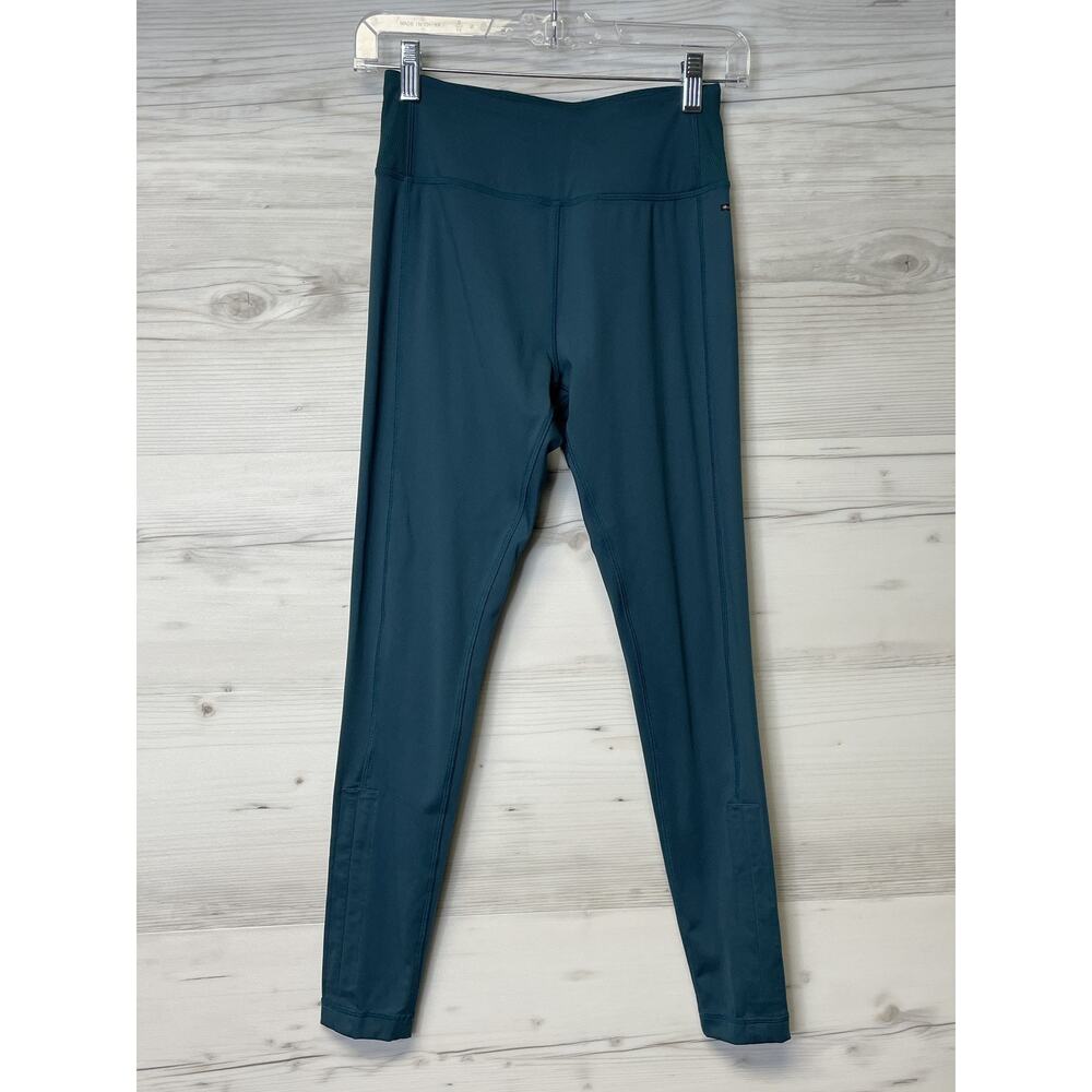 Mondetta Performance Luxury Leggings Womens XS Teal High Rise Stretch Activewear